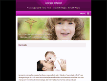 Tablet Screenshot of alergiapneumologiainfantil.com.br